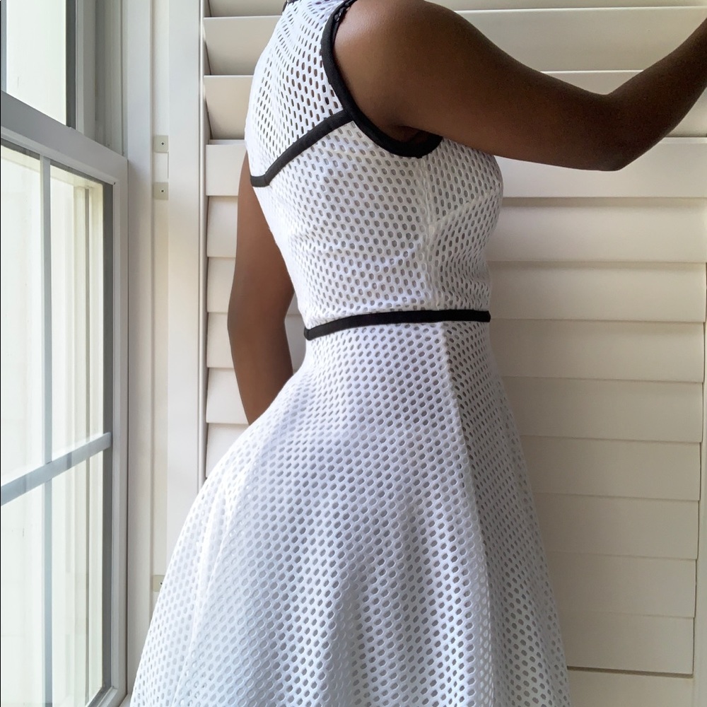 White/Black Retro Dress